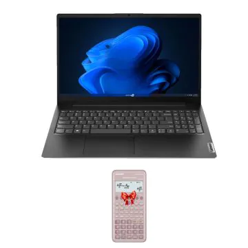 PC Portable LENOVO V15 G5 IRL i3 13è Gén 8Go 512Go SSD - Noir + Calculatrice CASIO FX-82-Rose