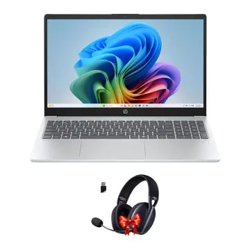 PC Portable HP 15-fd0578nk I5 1334U 8G/512SSD - Silver  + Micro Casque REDRAGON H848 PRO-Noir