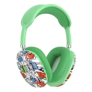 Casque Sans Fil P9 Graffiti - Vert