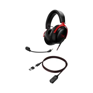 Micro Casque Filaire Gamer HyperX CLOUD III - Noir&Rouge