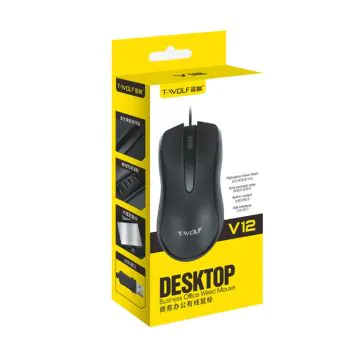 Souris Filaire V12 - Noir