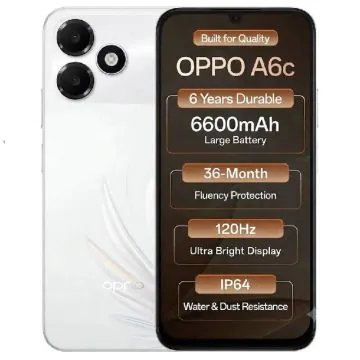 Smartphone OPPO A6c 4Go 128Go 4G - Blanc
