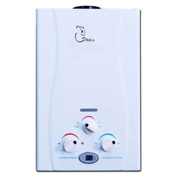 Chauffe Bain COALA 6 Litres Gaz Naturel Blanc