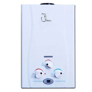 Chauffe Bain COALA 10 Litres GAZ Bouteille Blanc