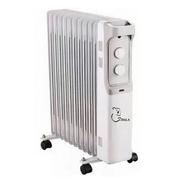 Radiateur à bain d'huile COALA BH2000 9 Éléments 2000W - Blanc
