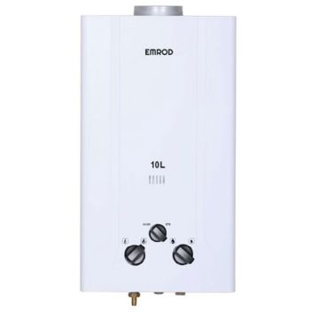 Chauffe Bain EMROD À Gaz Naturel 10L Blanc