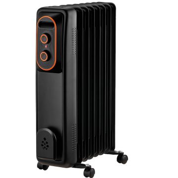  Radiateur à Bain D'huile Biolux RB 2005N 9 Eléments 2000W Noir