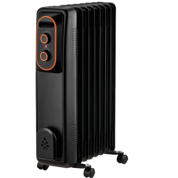  Radiateur à Bain D'huile Biolux RB 2005N 9 Eléments 2000W Noir