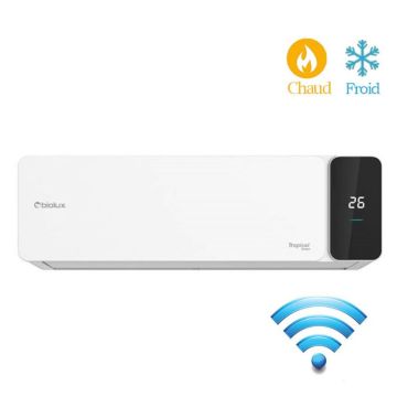  Climatiseur BIOLUX INVERTER Smart 9000 BTU Chaud / Froid Blanc  