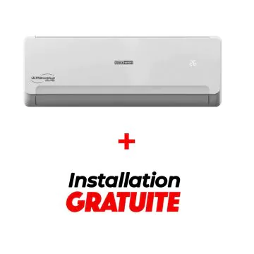 Climatiseur Maxwell 12000 BTU Inverter Ultra Tropical Chaud Froid Blanc + Installation Gratuite