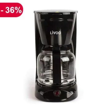 Machine à Café Filtre DOD166N 950W Noir LIVOO