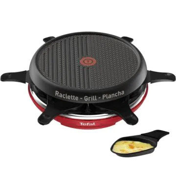 Raclette Multifonction Colormania 3en1 TEFAL RE12A512 850W - Noir&Rouge