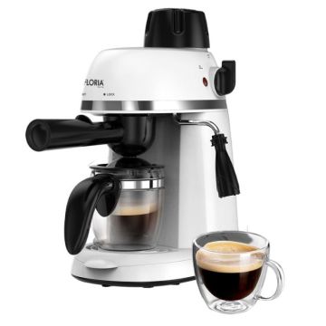 Machine à Café Expresso FLORIA ZLN9359 240ml - Blanc