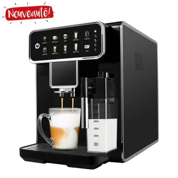 Machine à Café Automatique PRESTIGIA à Écran Tactile Avec Broyeur AM7203 Noir