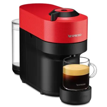 Machine à Café NESPRESSO Vertuo Pop 0.6L - Rouge + 50 Capsules Gratuites