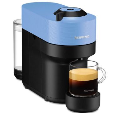  Machine à Café NESPRESSO Vertuo Pop 0.6L - Bleu + 50 Capsules Gratuites