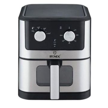  Friteuse Sans Huile IRONIX WMN55-4 8L - Noir&Chrome