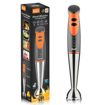 Mixeur Plongeant RAF R-271 Avec Pied En Inox 800W - Noir