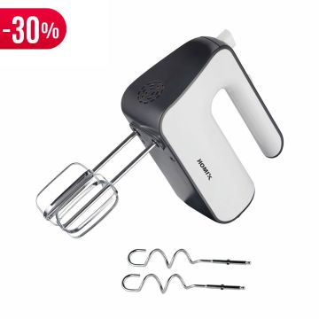 Batteur Électrique 200W W-HM377B Blanc & Noir HOMIX  