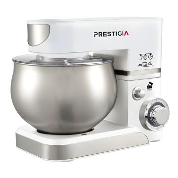 Robot Pétrin 1300W 5L PRESTIGIA  205A -Blanc