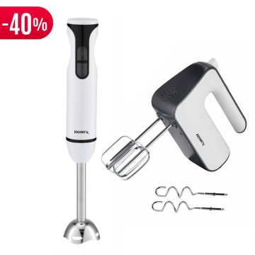 Pack Mixeur Plongeant + Batteur Électrique HOMIX