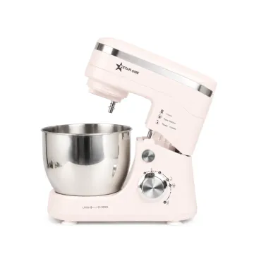 Robot Pétrin STARONE 1300W 5 Litres Blanc Cassé et Noir