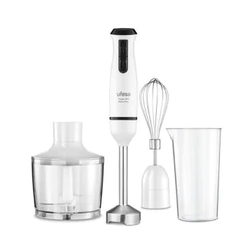 Mixeur Plongeant 3EN1 UFESA PULSAR DELUX 600W Blanc 