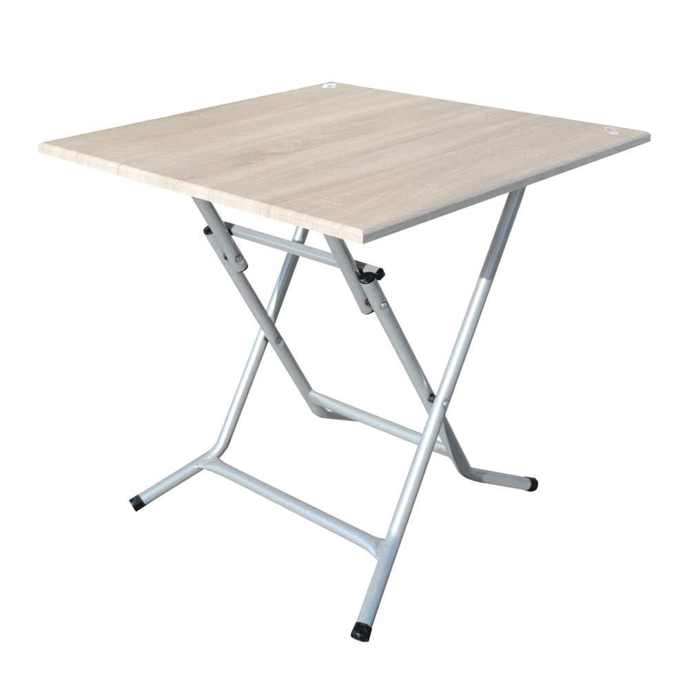 Table SOTUFAB Pliante Carre 70x70 PVC - Chène Brut