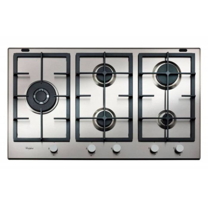 Plaque de Cuisson Whirlpool GMA9522IX 5 Feux 90 cm Inox