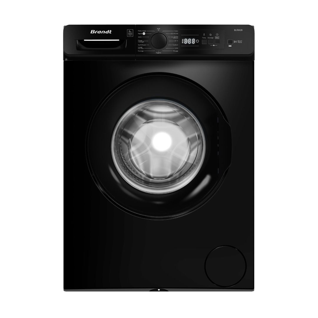 Machine a Laver Frontal BRANDT BLF842B 8kg - Noir