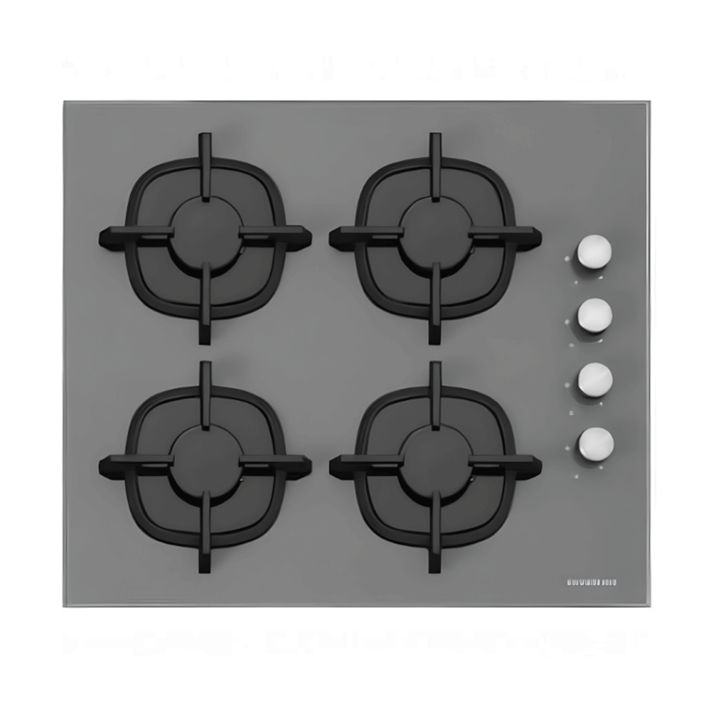 Plaque A Gaz 4 Feux SILVERLINE 60 Cm FFD CS5343S01.FFD Gris