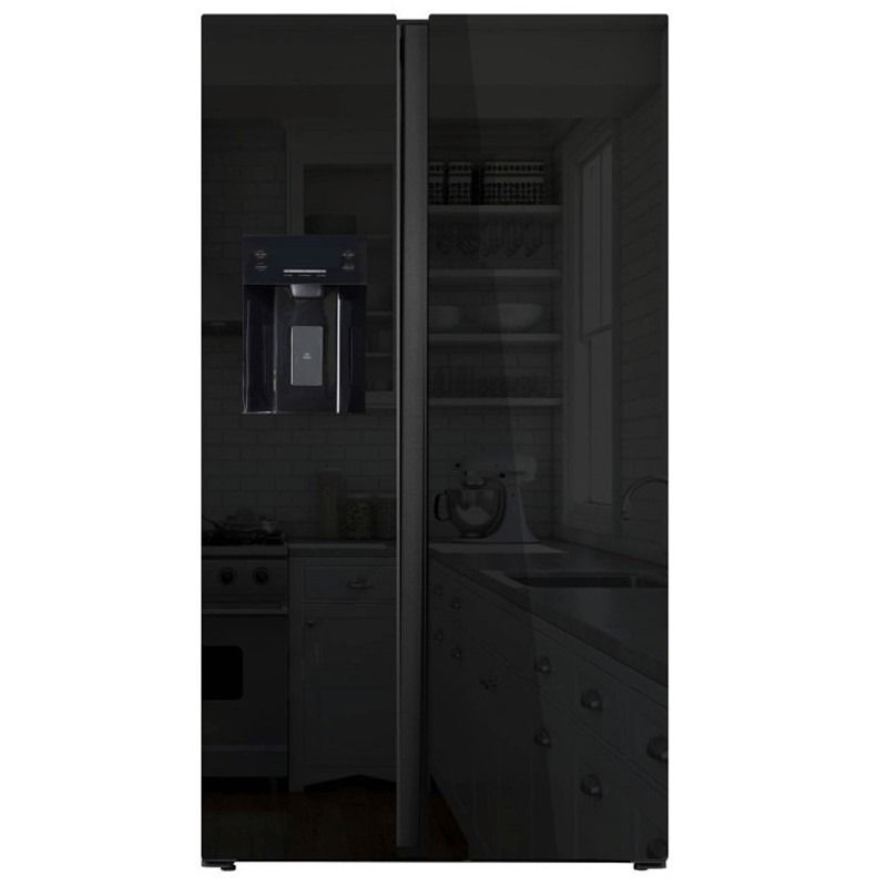 Side By Side HYUNDAIInverter 556L NoFrost Verre Noir