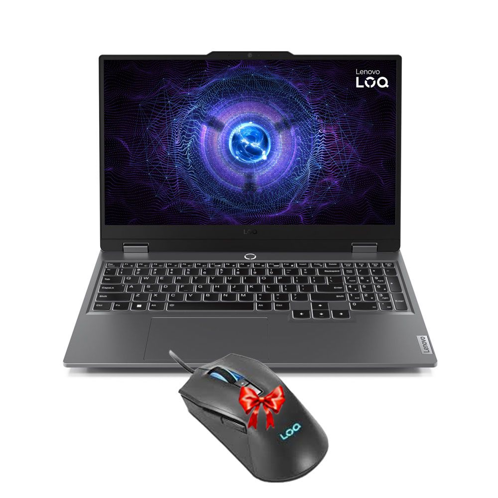 لابتوب PC Portable Gamer LENOVO LOQ 15IAX9 i5 12ème Gén 16Go RTX3050