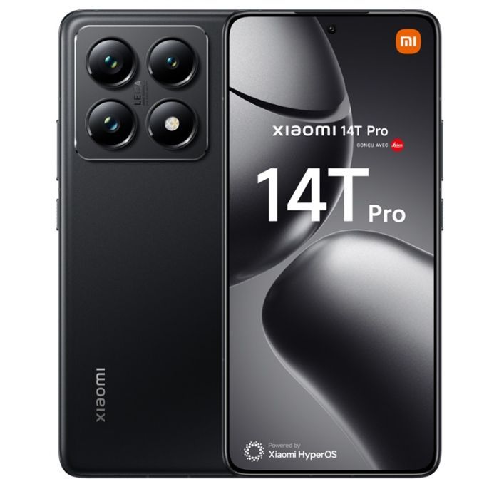 Smartphone Xiaomi 14T Pro 5G 12Go 512Go Noir