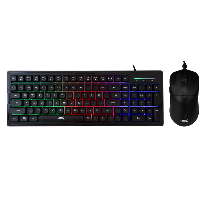 Ensemble Clavier + Souris Gamer Filaire BARACUDA ORCA - Noir