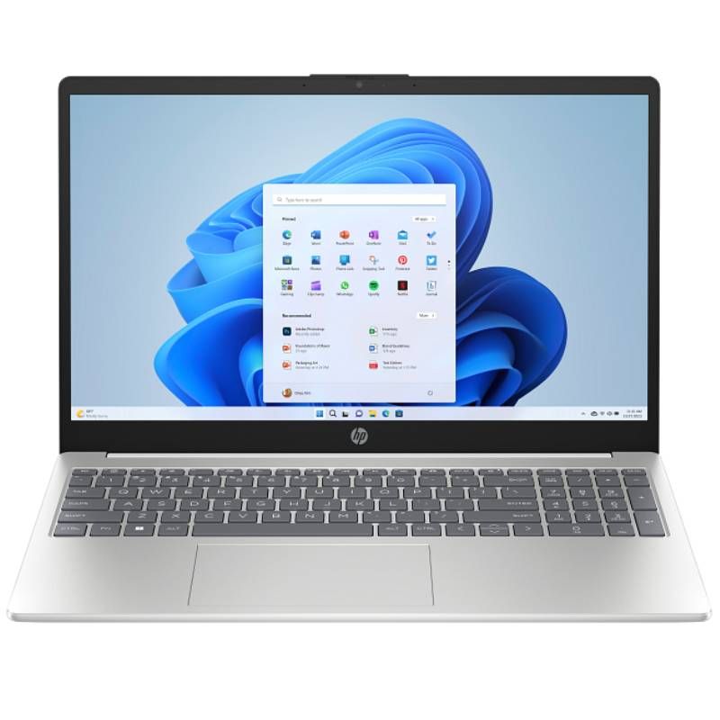 HP 15-fd0424nk Intel N100 8GB 256GB SSD - Silver & Blanc