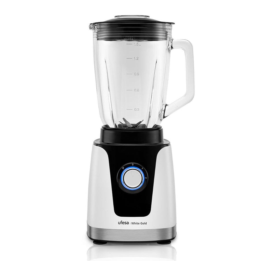 Blender en Verre UFESA 1500W 7020576 Blanc et Noir