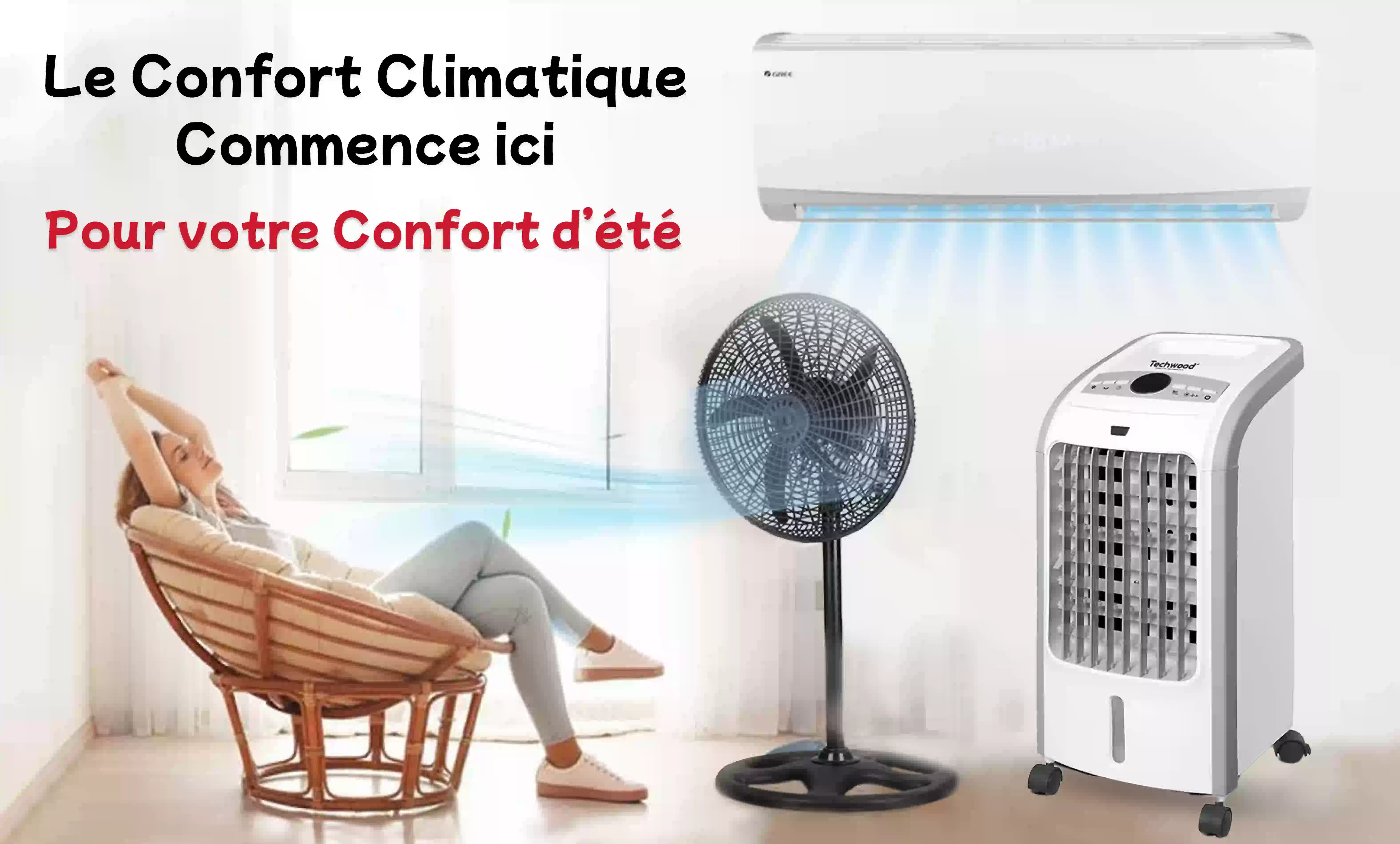 Climatiseur et ventilateur